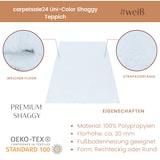 thumbnail of Carpetsale24 Shaggy Hochflor Teppich, 300x400 cm, Weiß, weich, flauschig, modern, einfarbig, XXL sehr große Räume, für Wohnzimmer