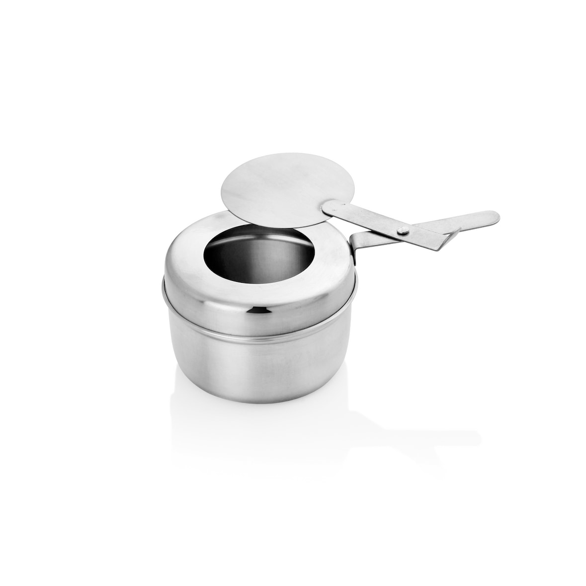 METRO Professional Recipiente para pasta combustible, acero inoxidable, Ø 9 cm, plata, 2 piezas