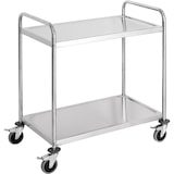 thumbnail of Stalgast Edelstahl Servierwagen, mit zwei Borden, 845 x 525 x 940 mm (BxTxH)