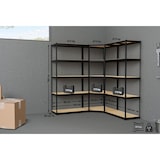 thumbnail of Sistema a 3 ripiani nero