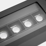 thumbnail of LEDS C4 Farola IP65 ZigZag Symmetrical LED 63.4 Blanco cálido - 3000K 1-10V Gris urbano 4264lm