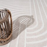 thumbnail of Teppich Kurzflor Abstrakt Wohnzimmer schmutzabweisend Creme  160x220 | 75% Polyester, 25% Polypropylen | Florhöhe: 10 mm | pflegeleicht