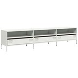thumbnail of vidaXL TV-Schrank Weiß 202x39x43,5 cm Kaltgewalzter Stahl