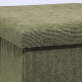 thumbnail of WellHome - Banco de arrumação 38x38cm verde escuro