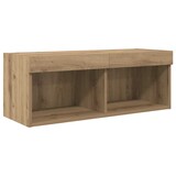 thumbnail of Helloshop26 - Unité murale TV design moderne rangement fonctionnel 80 x 30 x 30 cm en bois d'ingénierie chêne artisanal 02_0056095