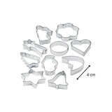 thumbnail of Zenker Patisserie Ausstecher-Set, 10-tlg., Ausstechform, Ausstech Form, Plätzchen Ausstecher, Weißblech Verzinnt, 7731