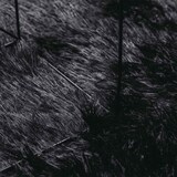 thumbnail of vidaXL Hoogpolig vloerkleed NAVARRA 200x200 cm polyester zwart