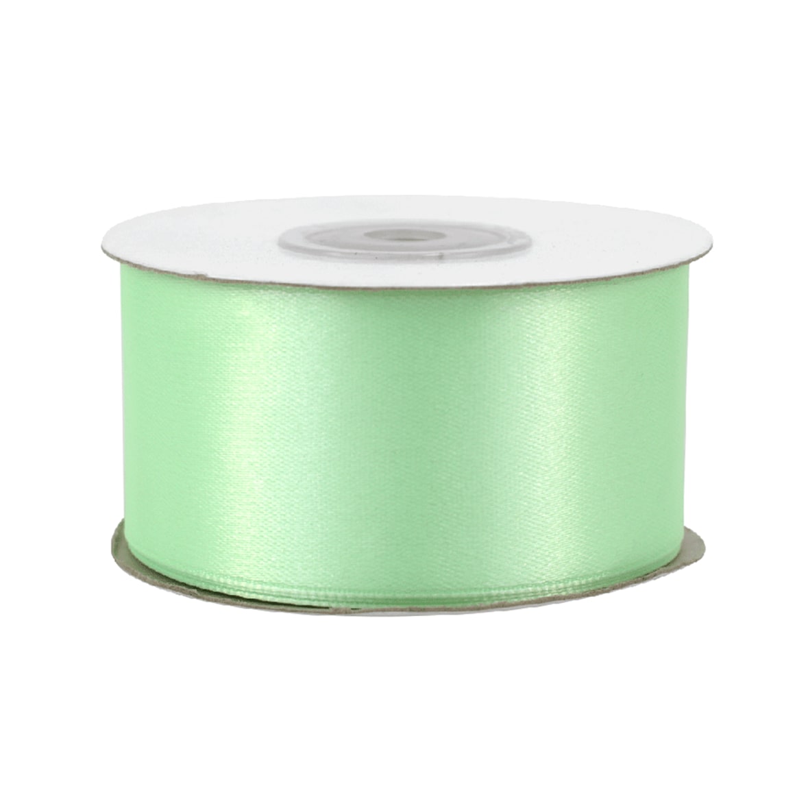 38mm Satinband 25m Schleifenband Geschenkband Deko Stoffband Hellgrün Zartgrün
