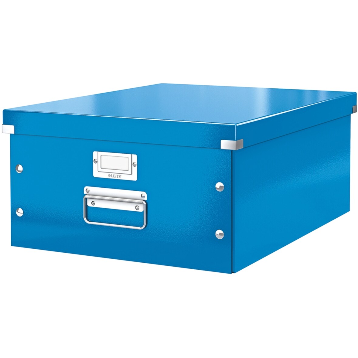 Ablagebox Click & Store A3 blau metallic Packung mit 6 Stück