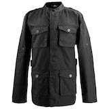 thumbnail of 226 - Kochjacke Parkastyle, langarm, Druckknöpfe : schwarz 65% Polyester 35%Baumwolle 220 g/m² XS