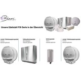 thumbnail of SET: 1x Jumbo-Toilettenpapierspender EDELSTAHL matt + 2 Jumborollen-Toilettenpapier 300m, 2-lagig