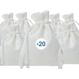 thumbnail of Sacos de Yute Pure White 10x14 cm (Pack 20x)