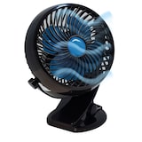 thumbnail of Starlyf Fast Fan, Mini Tischventilator, 18 cm, Ventilator kabellos, Akku, 360°, Befestigungsclip, USB, schwarz
