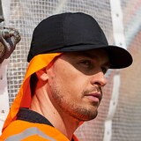 thumbnail of E.COOLINE Powercool SX3 Basecap PRO Gr. 2 schwarz/orange - kühlendes Cap mit Nackenschutz - sekundenschnelle Aktivierung mit Wasser - trockene Kühlung