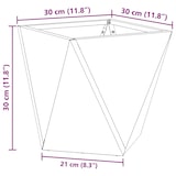 thumbnail of vidaXL Pflanzkübel Anthrazit 30 x 30 x 30 cm Stahl