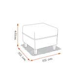 thumbnail of Supellex Sofia Ohrensessel mit Hocker | Design Kunstleder Texas Anthrazit