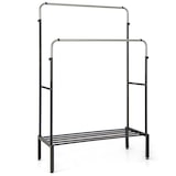 thumbnail of COSTWAY Kleiderständer mit 2 Kleiderstangen, doppelter Garderobenständer mit verstellbarer Höhe, 108 x 50 x 125 cm