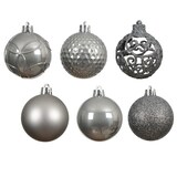 thumbnail of 37 Weihnachtskugeln Kunststoff 6cm klassisch & bruchsicher Mix Christbaumkugeln Ornamente Weihnachtsbaumkugeln Christbaumschmuck Weihnachtsbaumschmuck