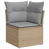 thumbnail of vidaXL Garten-Sofa-Set 7 pcs Beige und Hellgrau 232 x 122 x 85 cm