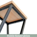 thumbnail of DELUKE® Blumenständer Holz Metallgestell KABRI - 50cm hoch, Eichenholz | Dekoständer für Blumen Pflanzenregal Pflanzenständer