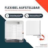 thumbnail of homeX Kühlschrank ohne Gefrierfach groß, freistehender Vollraumkühlschrank - 242 Liter, leise, weiß, CS2421E-W