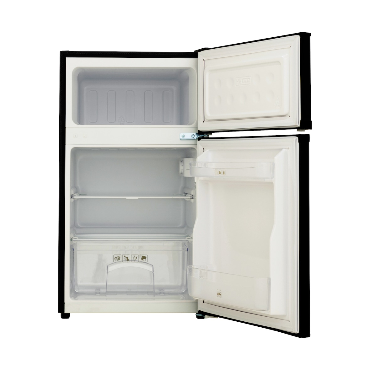 Exquisit KGC087-25-040EB - Koel-vriescombinatie - 85 cm hoog - 4* vriesvak - 85 Liter- Zwart