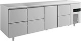 thumbnail of A&S Kühltisch -2 bis +8°C 2330x700x850mm mit 1x Tür und 3x zwei Schubladen