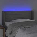 thumbnail of vidaXL LED Kopfteil Hellgrau 93x16x78/88 cm Stoff