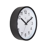 thumbnail of Nextime Reloj de pared Robust con armazón de plástico negro - 25,5 cm de diámetro