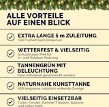 thumbnail of Casaria Weihnachtsgirlande 5m 100 LED Outdoor Girlande Weihnachten Tannengirlande Außen Weihnachtsdeko