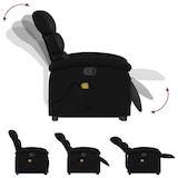 thumbnail of vidaXL Massagesessel mit Aufstehhilfe Schwarz Kunstleder