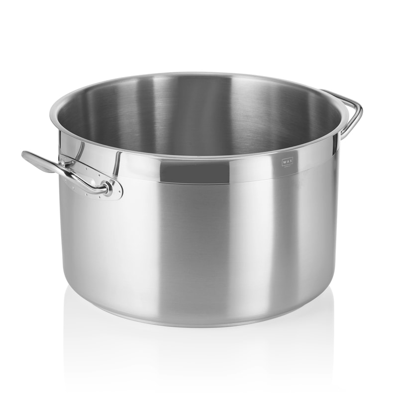 WAS Germany - Bratentopf Cookware 21, Ø 40 cm, Chromnickelstahl 18/10