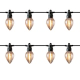 thumbnail of LED Lichterkette flackernde Kerzenlampen Flammeneffekt 3,5m für Außen Halloween