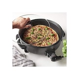 thumbnail of Poêle électrique avec couvercle en verre 42cm 1500W  RLPP18214 usage non-intensif Royalty Line