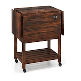 thumbnail of SOARS Caja Fría Rodante 51 Litros, Bar Móvil para Exteriores 128 x 42.5 x 74 cm, Tiempo de Conservación 2-4H, 2 Estantes Laterales Plegables