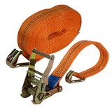 thumbnail of 4x Profi Ratschen Spanngurt Spanngurte Zurrgurt 2-tlg 6m 2t 2to 2000kg TÜV/GS ORANGE