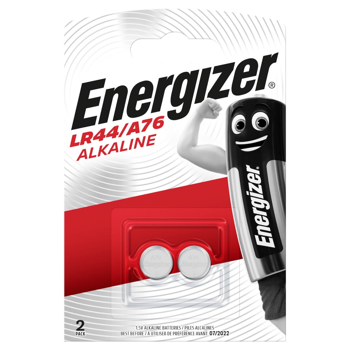 Energizer Pila Alcalina Lr44/A76 1.5V 2 Unidades