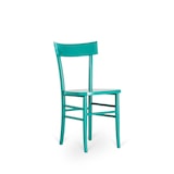 thumbnail of Brera - Silla de madera turquesa 2 piezas