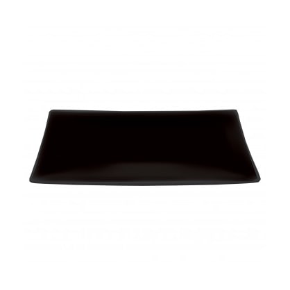 Zwart dienblad 42x29x2,2 cm (H) melamine