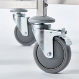 thumbnail of Dienbladenwagen van roestvrij staal, geschikt voor 14 x GN 1/1, 380 x 550 x 1735 mm (B x D x H)