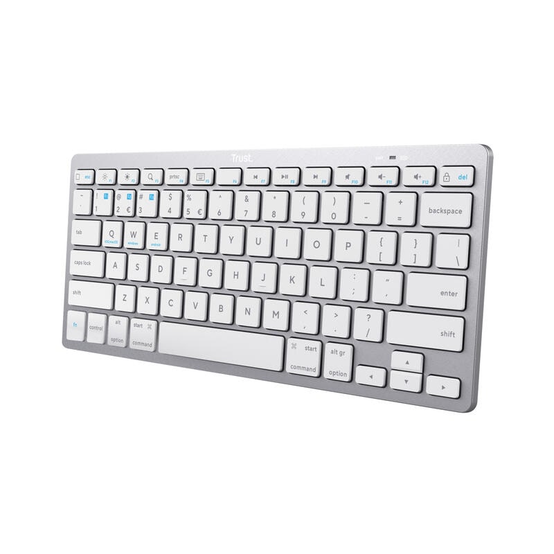 Trust Clavier compact sans fil Bluetooth 24654 Silver