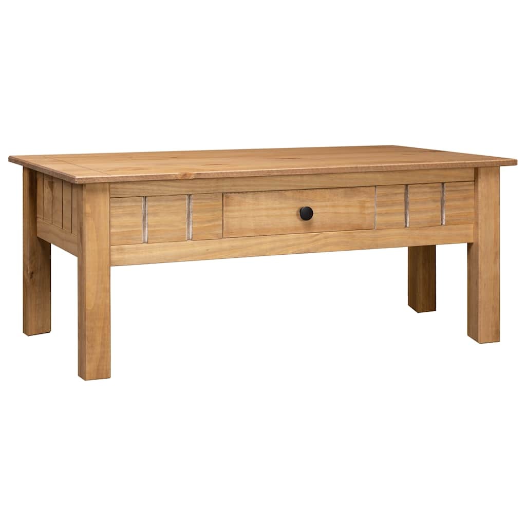 Table basse 100x60x43,5 cm Pin massif Assortiment Panama Modèle Atlas Master Compact