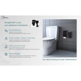 thumbnail of KOMPLETT-SET Toilettenkabine: Toilettenpapierspender + SENSOR Sitzreinigung + Reinigungsschaum + Füllmittel