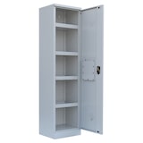 thumbnail of Lüllmann® Umweltschrank, 1 Tür, 4 Wannenböden, 1950 x 500 x 422 mm, lichtgrau