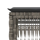 thumbnail of vidaXL Sonnenliegen 2 Stk. mit Tisch Grau Poly Rattan