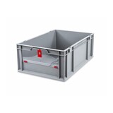 thumbnail of PROREGAL Eurobox NextGen Insight Cover | HxBxT 22x40x60 | 44 Liter | Niedrig/Rot | Eurobehälter, Transportbox, Transportbehälter, Stapelbehälter