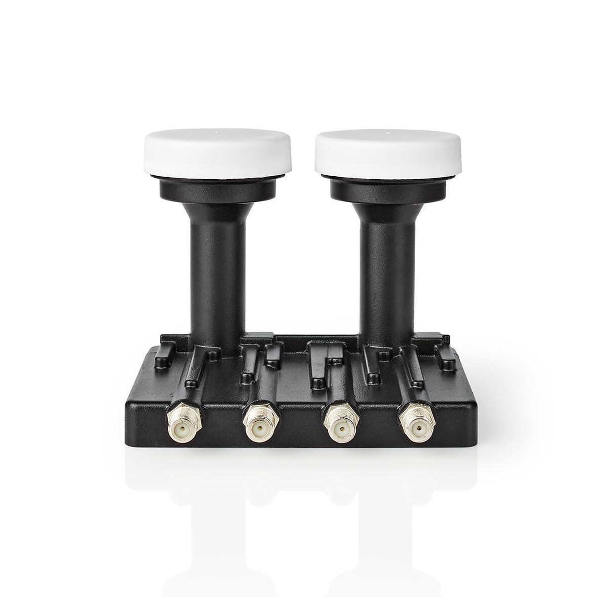 Tête Parabole Universelle  Monobloc Quadruple  6,0  Facteur De Bruit : 0,2 - 0, Usage Non Intensif Nedis