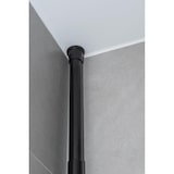 thumbnail of Badregal Teleskopregal 3 Böden Schwarz 70-200 cm lang Eckregal Duschablage Duschregal