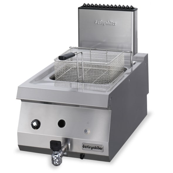 Freidora a Gas de para Hostelería Sobremesa de 12 litros y potencia de 10 KW - S70FGS
