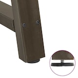 thumbnail of vidaXL Couchtischbeine A-Form 2 Stk. 50x(42-43) cm Stahl